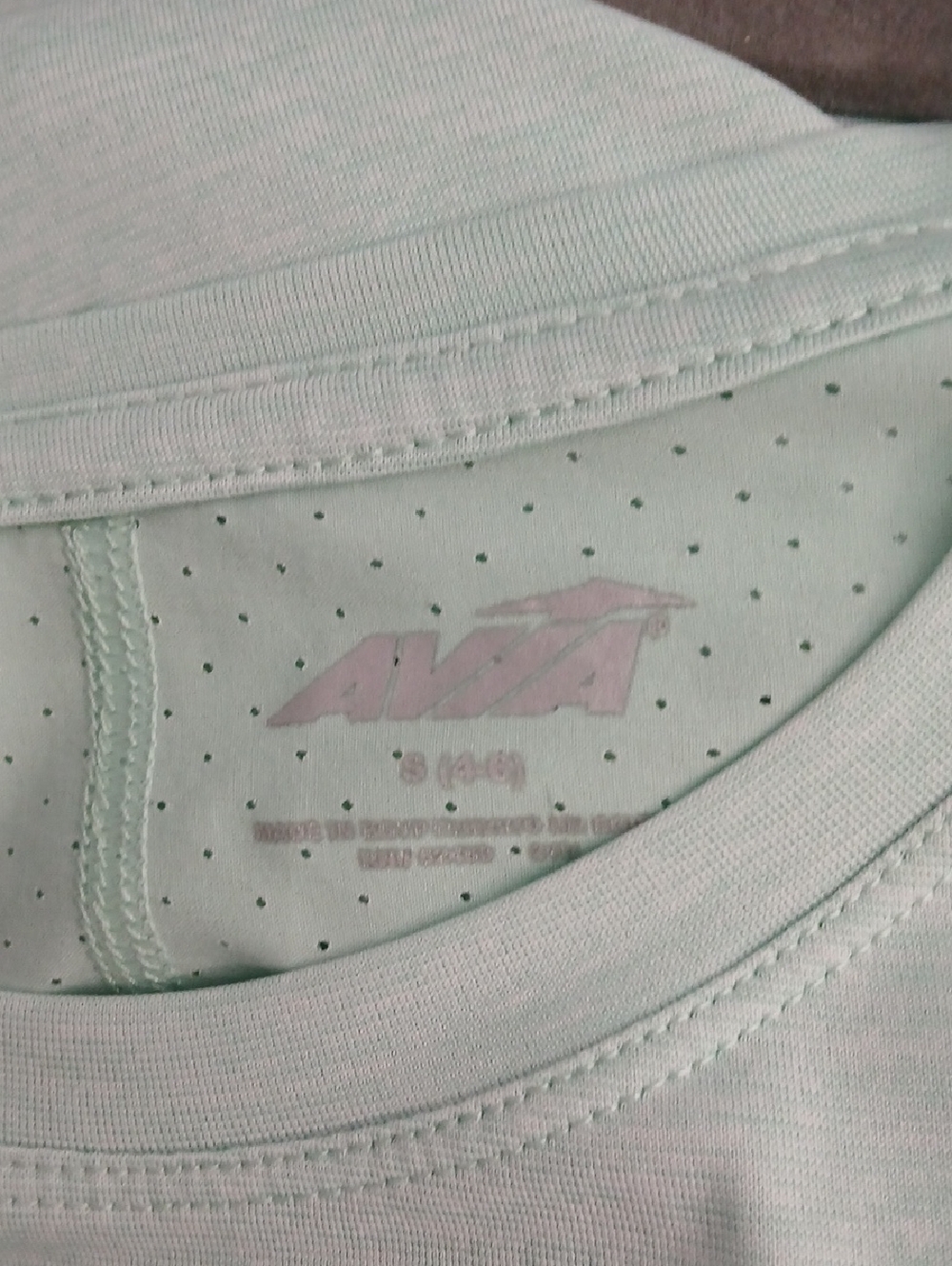 Avia Mint Green Long Sleeve Performance Top - Picture 5 of 5